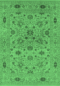 Oriental Emerald Green Industrial Rug, urb3218emgrn