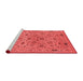 Industrial Red Washable Rugs