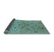 Sideview of Oriental Light Blue Industrial Rug, urb3218lblu