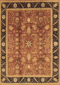 Oriental Brown Industrial Rug, urb3219brn