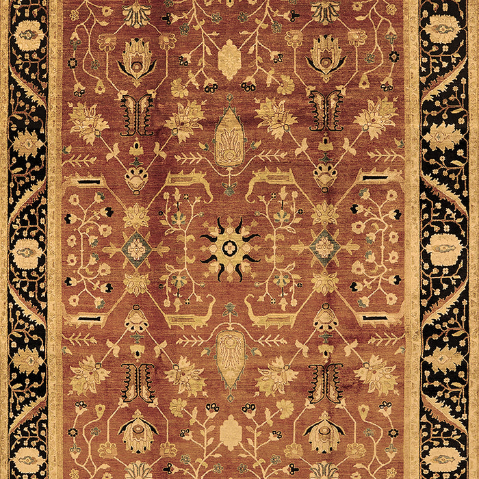 Oriental Brown Industrial Rug, urb3219brn