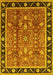 Oriental Yellow Industrial Rug, urb3219yw