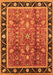 Oriental Orange Industrial Rug, urb3219org