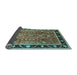 Sideview of Oriental Light Blue Industrial Rug, urb3219lblu