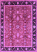 Machine Washable Oriental Purple Industrial Area Rugs, wshurb3219pur