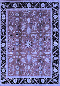 Oriental Blue Industrial Rug, urb3219blu