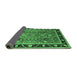 Sideview of Oriental Emerald Green Industrial Rug, urb3219emgrn