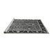 Sideview of Machine Washable Oriental Gray Industrial Rug, wshurb3219gry