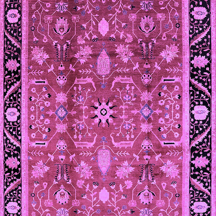 Oriental Purple Industrial Rug, urb3219pur