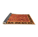 Sideview of Oriental Orange Industrial Rug, urb3219org