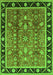 Oriental Green Industrial Rug, urb3219grn