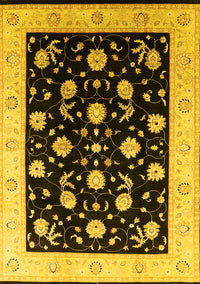 Oriental Yellow Industrial Rug, urb3220yw