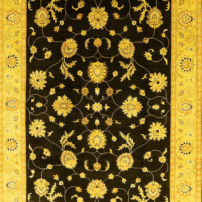 Oriental Yellow Industrial Rug, urb3220yw