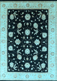 Oriental Light Blue Industrial Rug, urb3220lblu