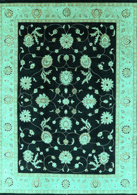 Oriental Turquoise Industrial Rug, urb3220turq