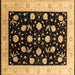 Square Oriental Brown Industrial Rug, urb3220brn