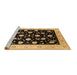 Sideview of Machine Washable Oriental Brown Industrial Rug, wshurb3220brn