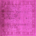 Square Oriental Pink Industrial Rug, urb3221pnk