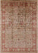 Mid-Century Modern Chestnut Red Oriental Rug, urb3221