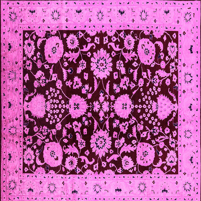 Square Oriental Pink Industrial Rug, urb3222pnk