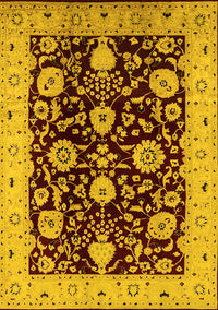 Oriental Yellow Industrial Rug, urb3222yw