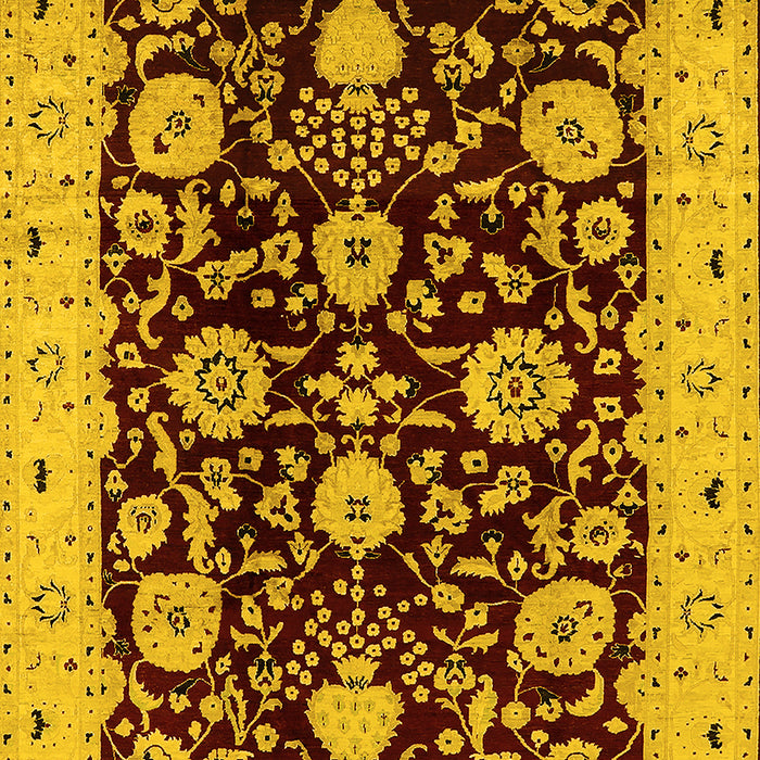 Oriental Yellow Industrial Rug, urb3222yw