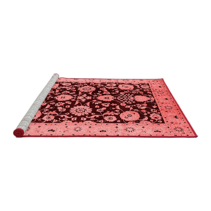 Industrial Red Washable Rugs