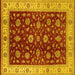 Square Oriental Yellow Industrial Rug, urb3223yw