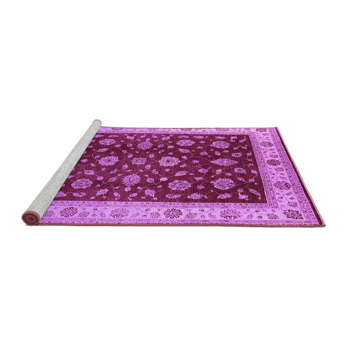 Sideview of Machine Washable Oriental Purple Industrial Area Rugs, wshurb3223pur