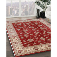 Mid-Century Modern Red Oriental Rug, urb3223