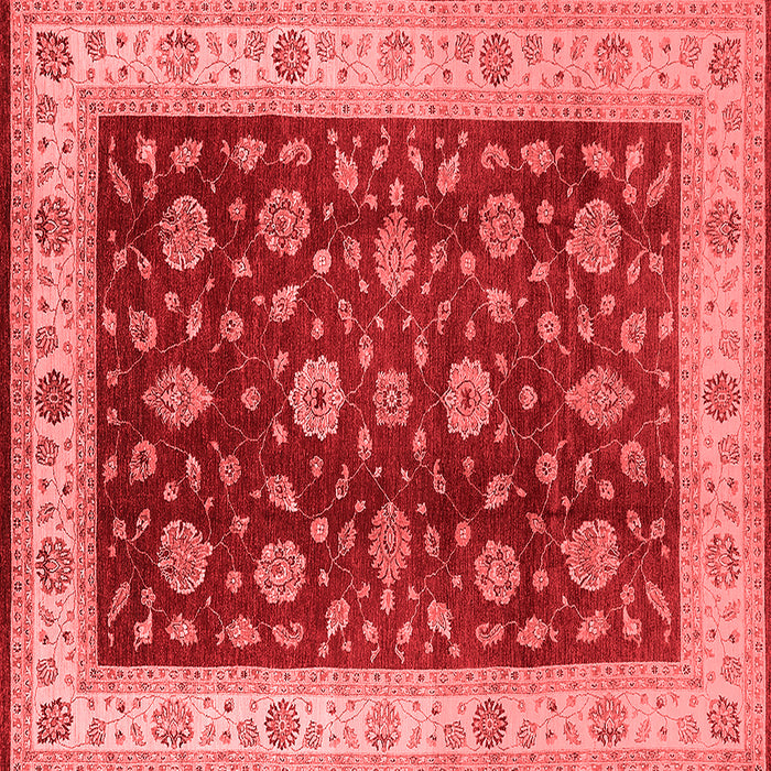 Machine Washable Oriental Red Industrial Rug, wshurb3223red