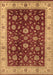 Machine Washable Oriental Brown Industrial Rug, wshurb3223brn