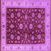 Square Oriental Purple Industrial Rug, urb3223pur