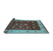 Sideview of Oriental Light Blue Industrial Rug, urb3223lblu