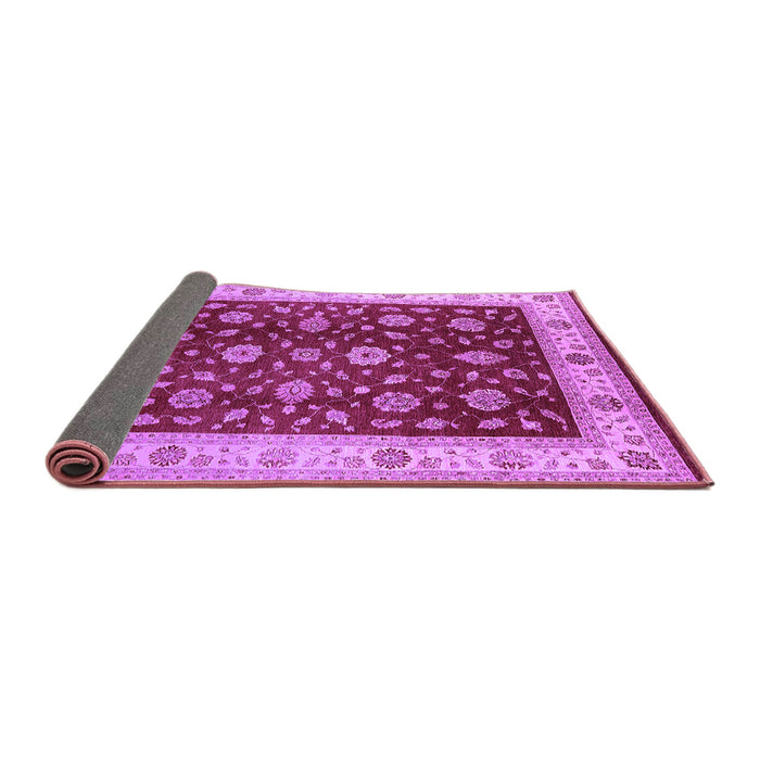 Sideview of Oriental Purple Industrial Rug, urb3223pur