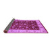 Sideview of Oriental Purple Industrial Rug, urb3223pur