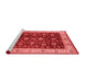 Industrial Red Washable Rugs