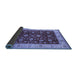 Sideview of Oriental Blue Industrial Rug, urb3223blu