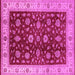 Square Oriental Pink Industrial Rug, urb3223pnk