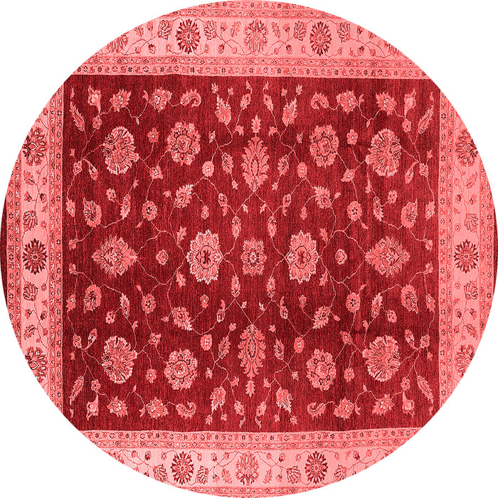 Machine Washable Oriental Red Industrial Rug, wshurb3223red