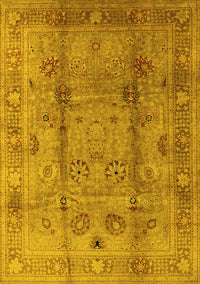 Oriental Yellow Industrial Rug, urb3224yw