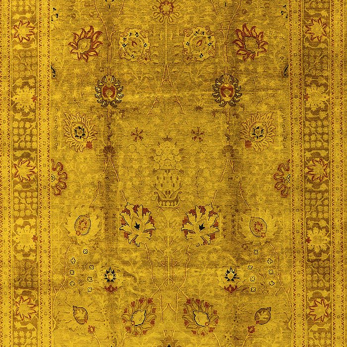 Oriental Yellow Industrial Rug, urb3224yw