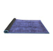 Sideview of Oriental Blue Industrial Rug, urb3224blu