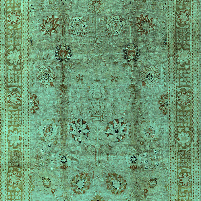 Oriental Turquoise Industrial Rug, urb3224turq