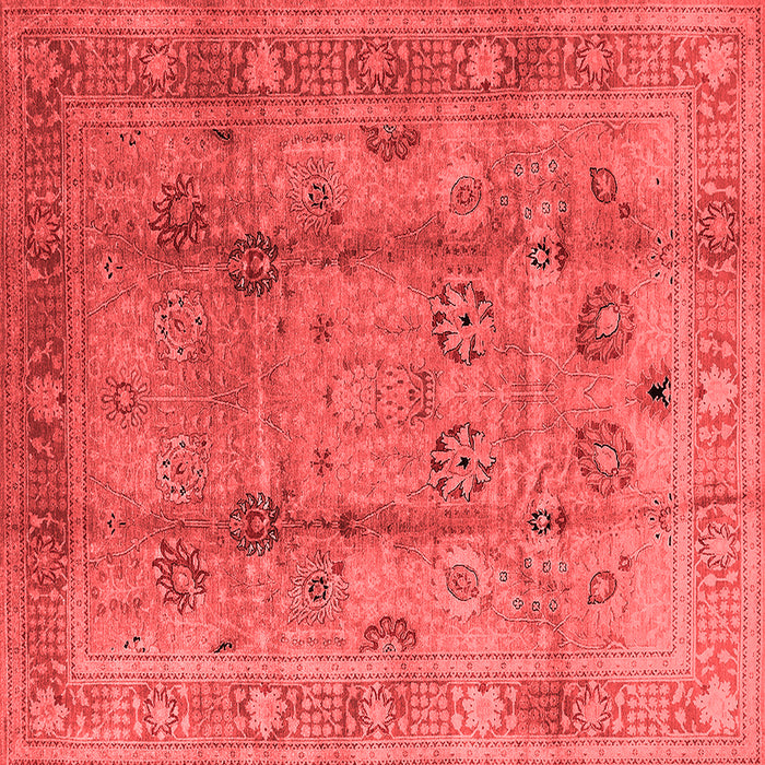 Machine Washable Oriental Red Industrial Rug, wshurb3224red