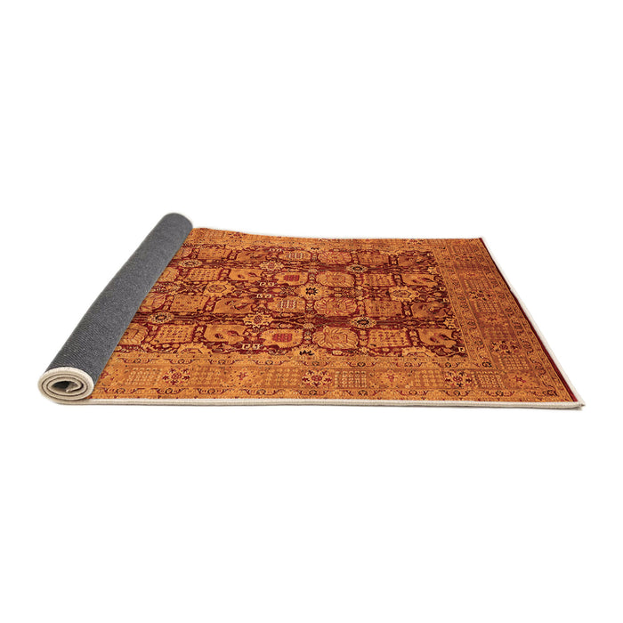 Sideview of Oriental Orange Industrial Rug, urb3225org