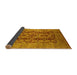 Sideview of Oriental Yellow Industrial Rug, urb3225yw