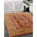 Machine Washable Industrial Modern Orange Rug in a Family Room, wshurb3225