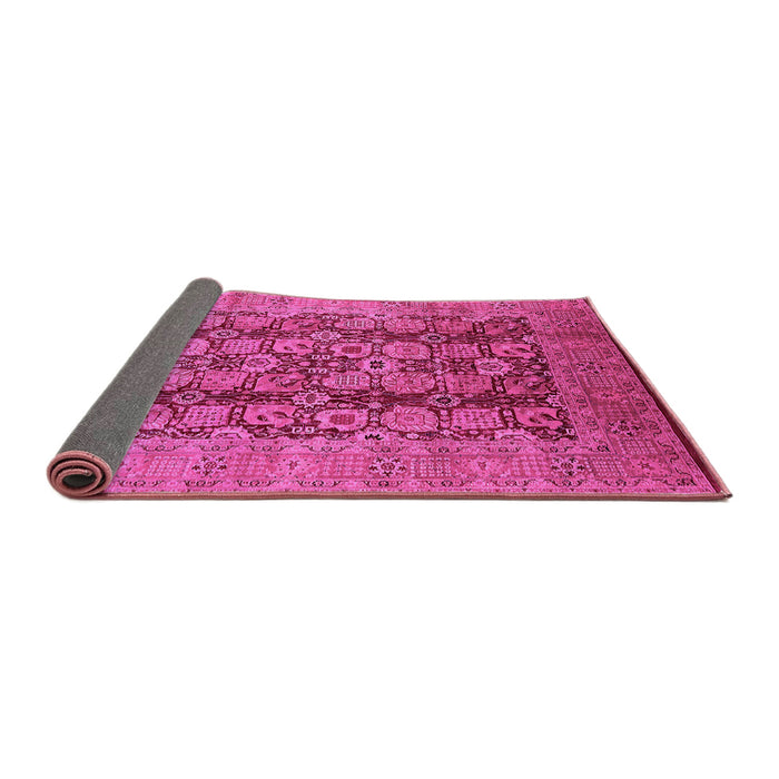 Sideview of Oriental Pink Industrial Rug, urb3225pnk