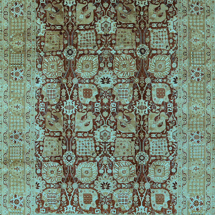 Oriental Light Blue Industrial Rug, urb3225lblu